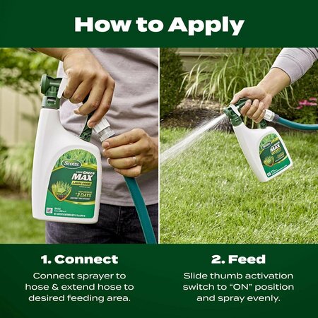 Scotts Liquid Green Max All-Purpose Lawn Fertilizer For Multiple Grass Types 2000 sq ft 3300910